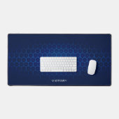 Liefhebbers van Blue Gaming Pattern Video Game Bureaumat (Keyboard & Muis)