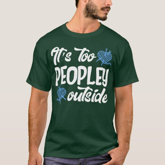 Liefhebbers van breien t-shirt (Voorkant)