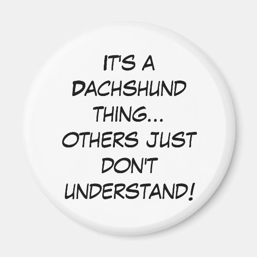 Liefhebbers van Chicagoland Dachshund Magneet (Voorkant)