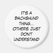 Liefhebbers van Chicagoland Dachshund Magneet (Voorkant)