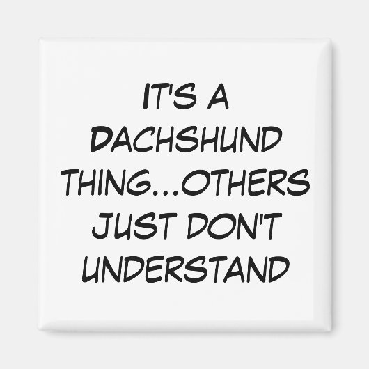 Liefhebbers van Chicagoland Dachshund Magneet (Voorkant)
