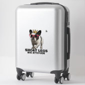 Liefhebbers van Franse Bulldog Honden Sticker (Koffer)