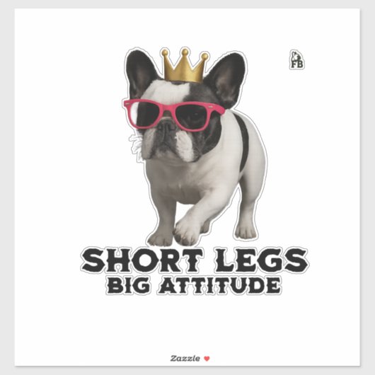 Liefhebbers van Franse Bulldog Honden Sticker (Vel)