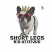 Liefhebbers van Franse Bulldog Honden Sticker (Voorkant)