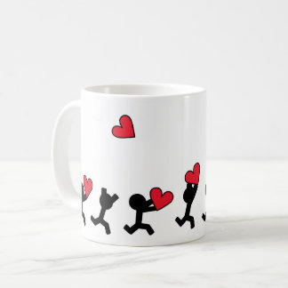 Liefhebbers van hardlopen koffiemok