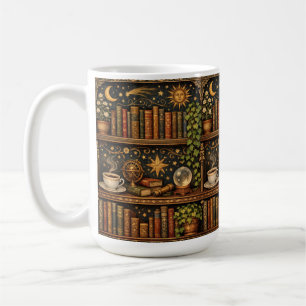 Liefhebbers van hemelse boeken plank  koffiemok