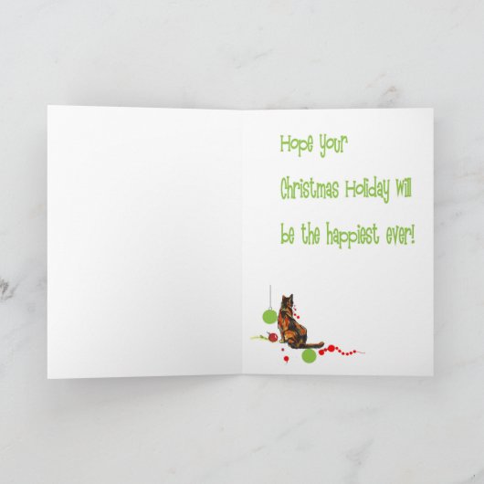 Liefhebbers van kerst Kaart (Binnen)