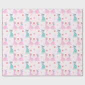 Liefhebbers van Kittens Cadeaupapier (Vlak)