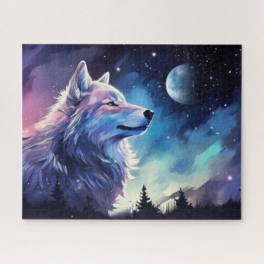 Liefhebbers van koele wolfdieren legpuzzel (Horizontaal)