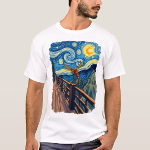Liefhebbers van libellen  Artistieke libel T-shirt