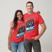 Liefhebbers van muziek vriend t-shirt (Unisex)