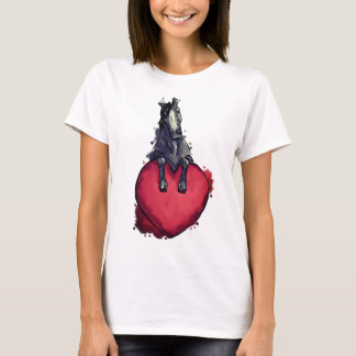 Liefhebbers van paarden t-shirt