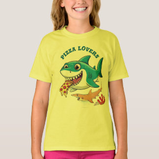 liefhebbers van pizza t-shirt