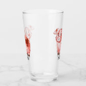 liefhebbers van schattige varkens noemen hun naam glas (Links)