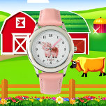 liefhebbers van schattige varkens noemen hun naam horloge<br><div class="desc">schattige varkensliefhebbers voegen naam toe</div>