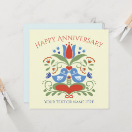 Liefhebbers van vogels en bloesems kaart