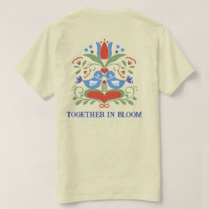 Liefhebbers van vogels en bloesems t-shirt
