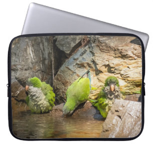 Liefhebbers van vogels en dieren laptop sleeve