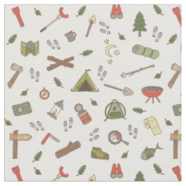 Liefhebbers van wandelen en kamperen Woodland Wild Stof