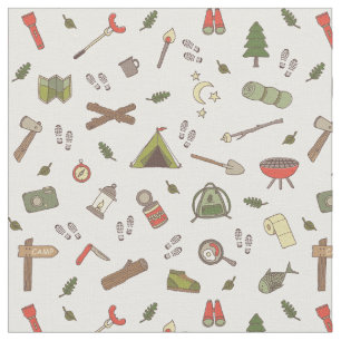 Liefhebbers van wandelen en kamperen Woodland Wild Stof