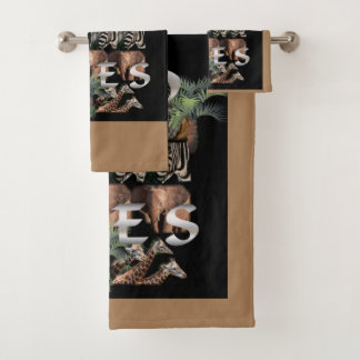 Liefhebbers van wild bad handdoek