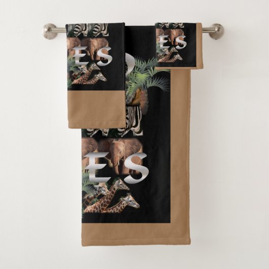 Liefhebbers van wild bad handdoek (Insitu)