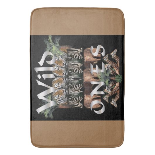 Liefhebbers van wild badmat (Voorkant Verticaal)