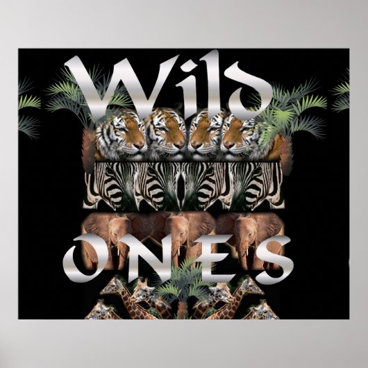 Liefhebbers van wild poster (Voorkant)