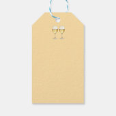 Liefhebbers van witte wijn juichen je toe cadeaulabel (Achterkant)