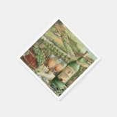 Liefhebbers van witte wijn servet (Hoek)