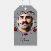 liefhebbers Zachte Kerstkaart Cadeaulabel (Achterkant)