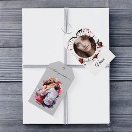 liefhebbers Zachte Kerstkaart Cadeaulabel