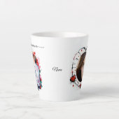 liefhebbers Zachte Vakantie Kaart Latte Mok (Voorkant)