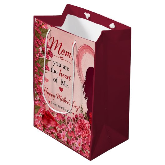 LIEFHESCADEAU VOOR MOEDERDAG MEDIUM CADEAUZAKJE (Voorkant Gekanteld)