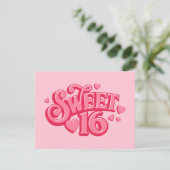 Liefje 16 Aangepaste uitnodiging (Staand voorkant)