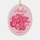 Liefje 16 Persoonlijke versiering Keramisch Ornament (Rechts)