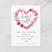 Liefje Baby shower luierbehuizing Informatiekaartje (Voorkant)