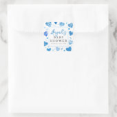 Liefje | Baby Shower Vierkante Sticker (Tas)