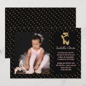 Liefje Ballerina Fotouitnodiging Kaart (Voorkant / Achterkant)