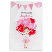Liefje Ballon Verjaardag Medium Cadeauzakje (Achterkant)