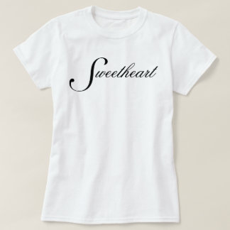 "Liefje" basis chic esthetisch lettertype T-shirt