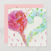 Liefje Birth kondiging Aankondiging (Voorkant / Achterkant)