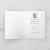 Liefje Birthday Love my Heart Chickadee Bird Kaart (Binnen)