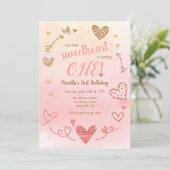 Liefje Birthday Party Kaart (Staand voorkant)
