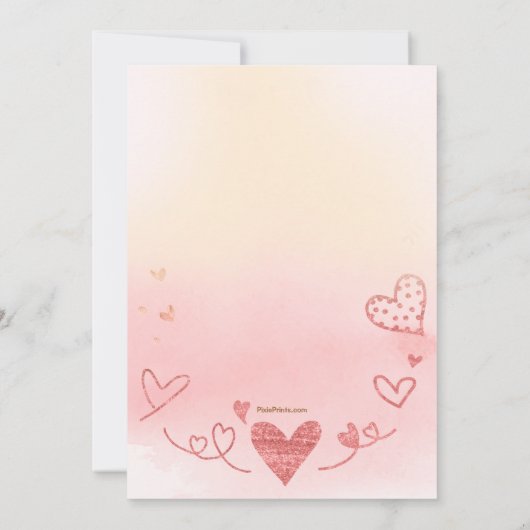 Liefje Birthday Party Kaart (Achterkant)