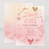 Liefje Birthday Party Kaart (Voorkant / Achterkant)
