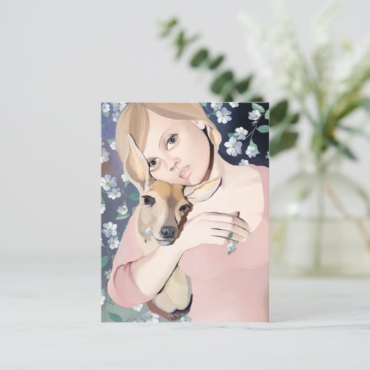 liefje briefkaart (Staand voorkant)