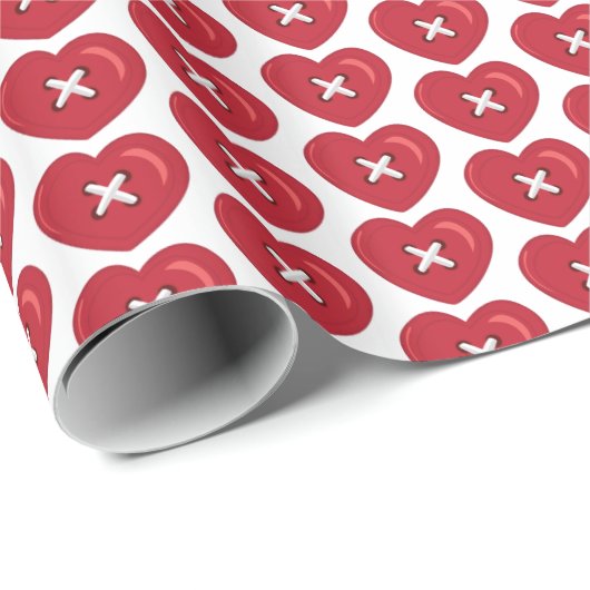 Liefje Buttonnen Cadeaupapier (Rol Hoek)