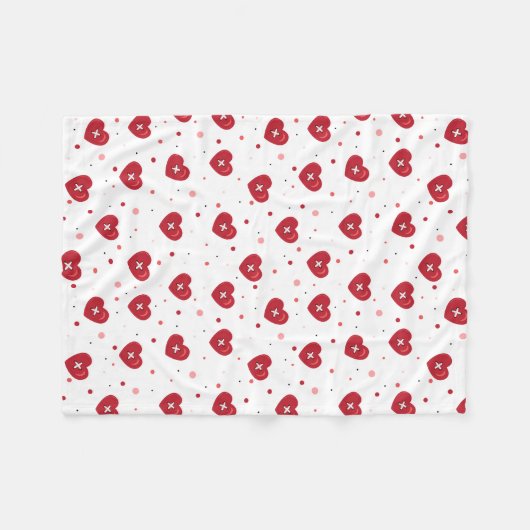 Liefje Buttonnen Fleece Deken (Voorkant (Horizontaal))