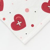 Liefje Buttonnen Fleece Deken (Hoek)